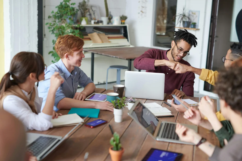 Abstrakte Visualisierung für UX/UI Design Ausbildung
